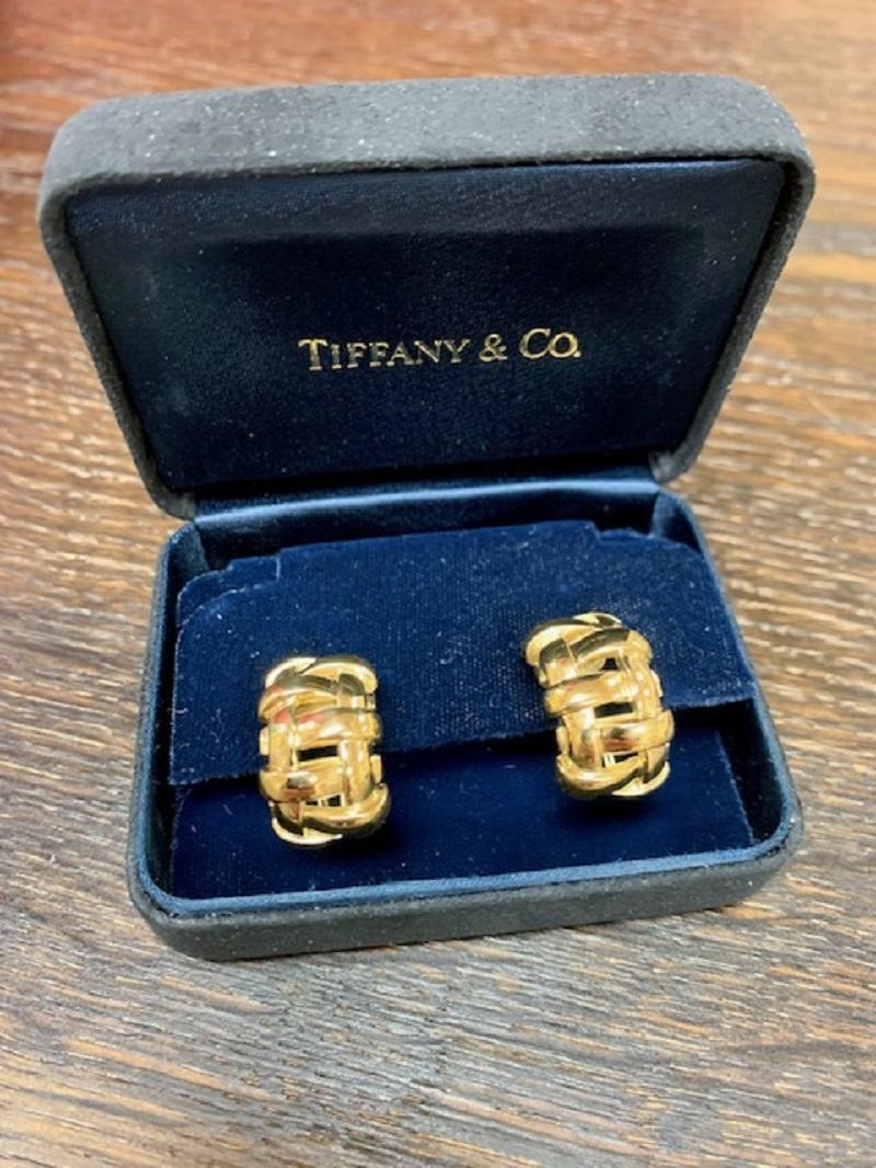 tiffany earrings gold