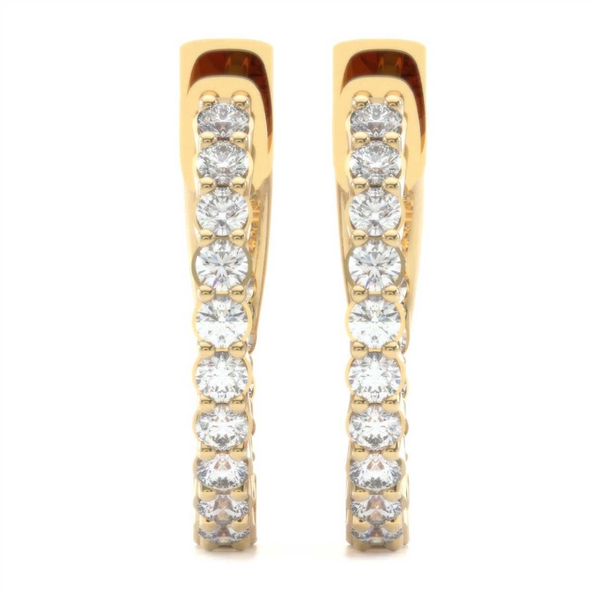 1 carat diamond earrings price