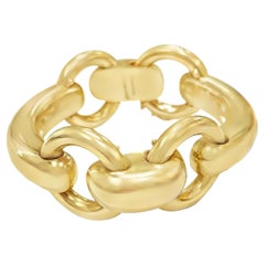 18k Yellow Gold Horse Bit Bracelet By Tiffany & Co 1970's