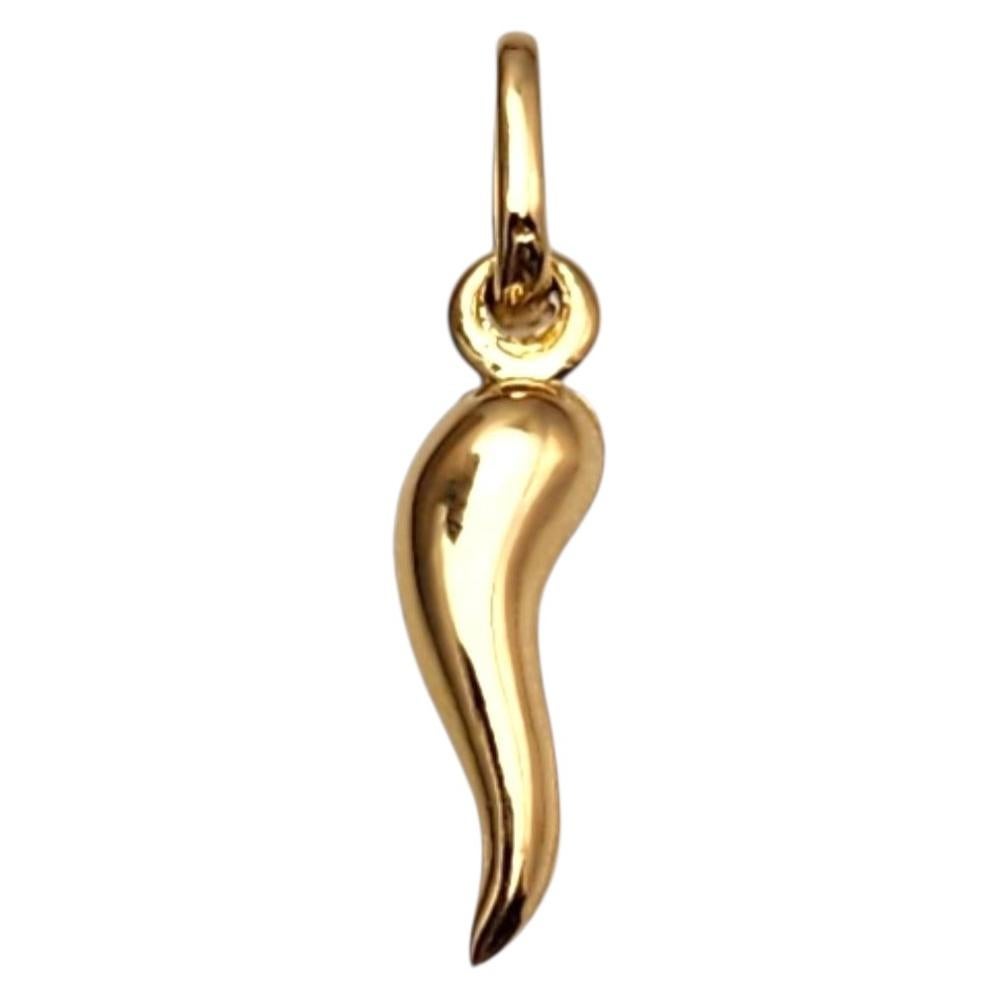 Charme in corno italiano in oro giallo 18 carati n. 25370 in vendita