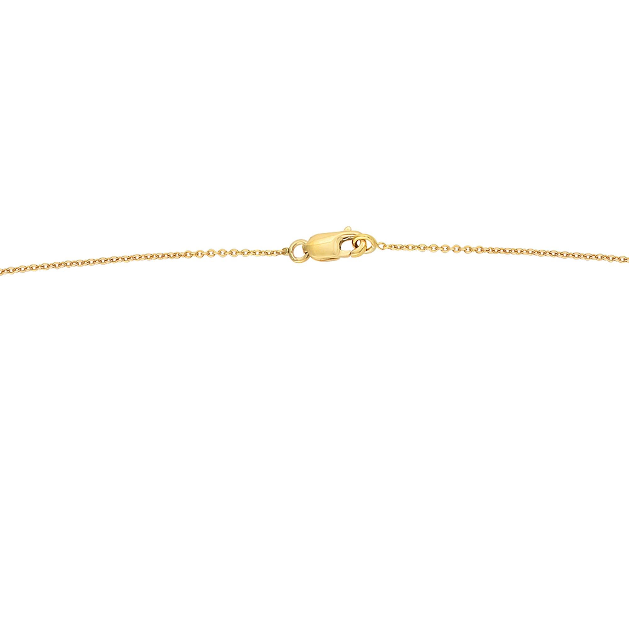 Collier pendentif en or jaune 18 carats, symbole de vertu japonais et breloque de chance, bijouterie fine en vente 2