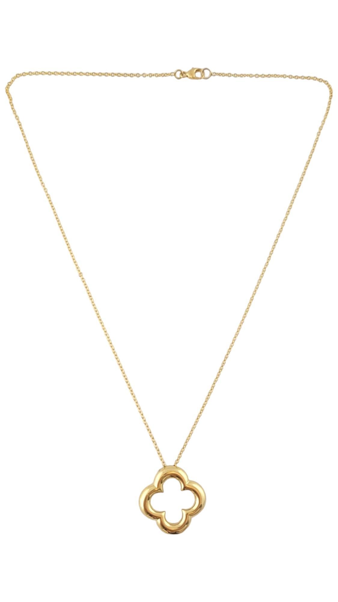 18K Yellow Gold Jean Vitale Clover Necklace

This gorgeous piece by Jean Vitale features a beautiful 18K yellow gold clover pendant paired with an 18K gold chain!

Chain length: 17