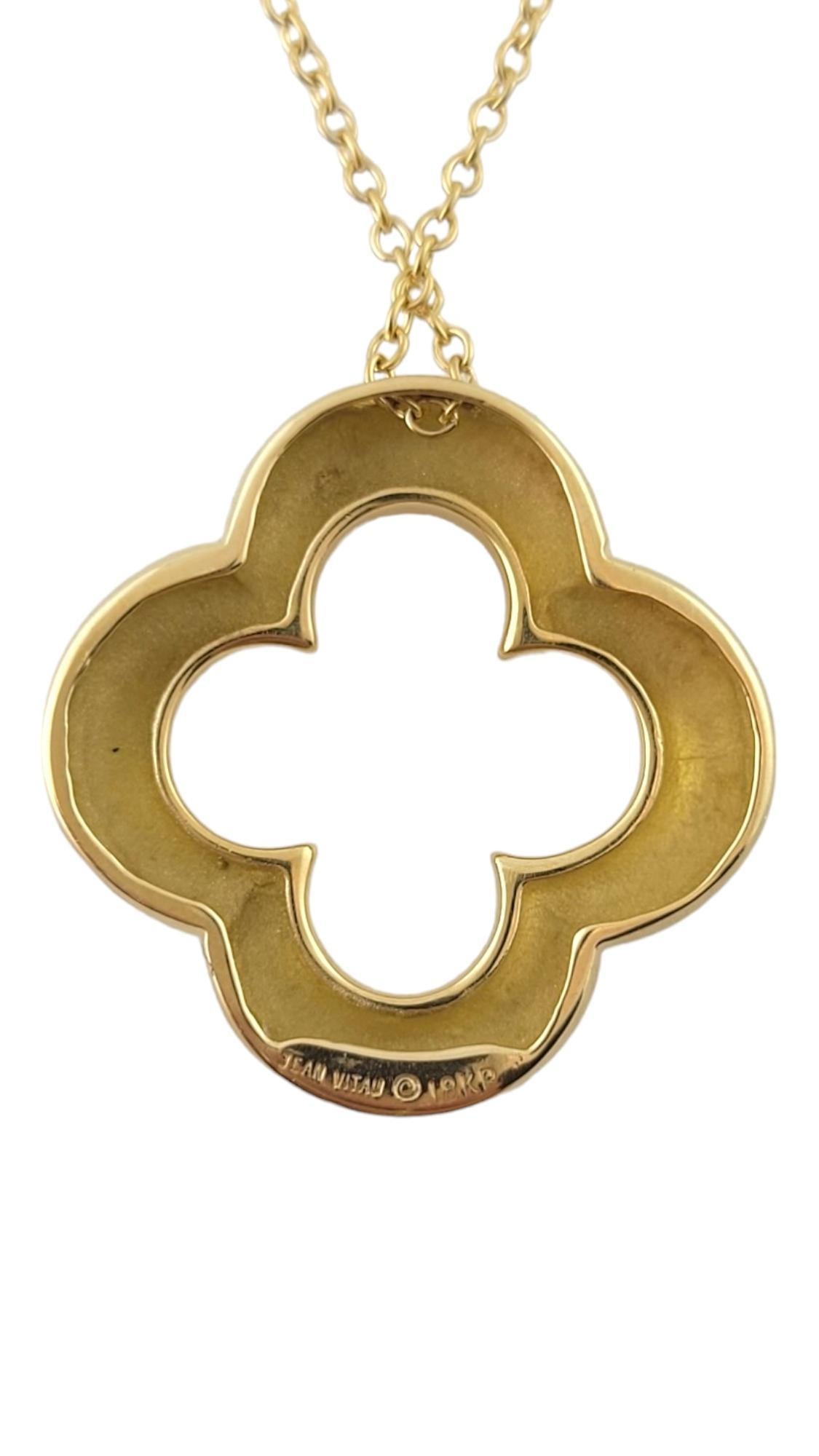 clover pendant gold