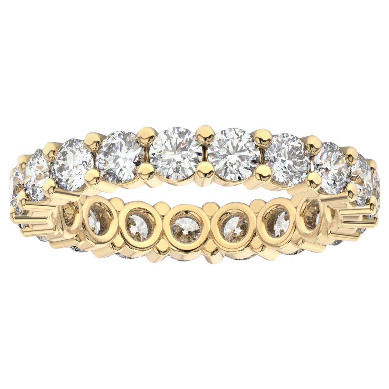 18K Yellow Gold Kira Eternity Diamond Ring '2 Ct. Tw' For Sale