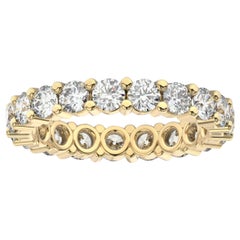 Anillo de diamantes de oro amarillo de 18 quilates Kira Eternity '2 Ct. Tw'
