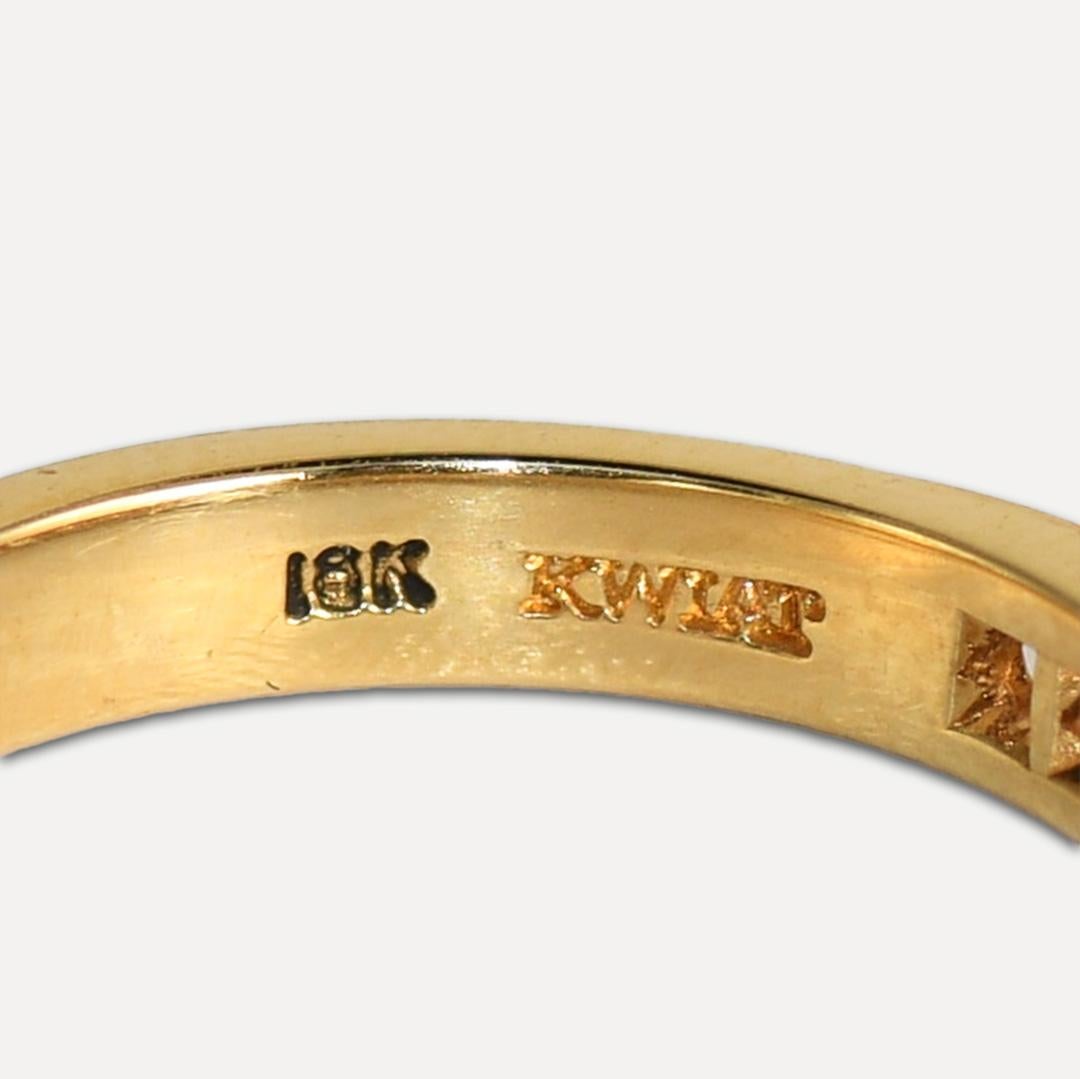 Women's or Men's 18K Yellow Gold Ladies' Diamond Band Ring 0.25 ct
