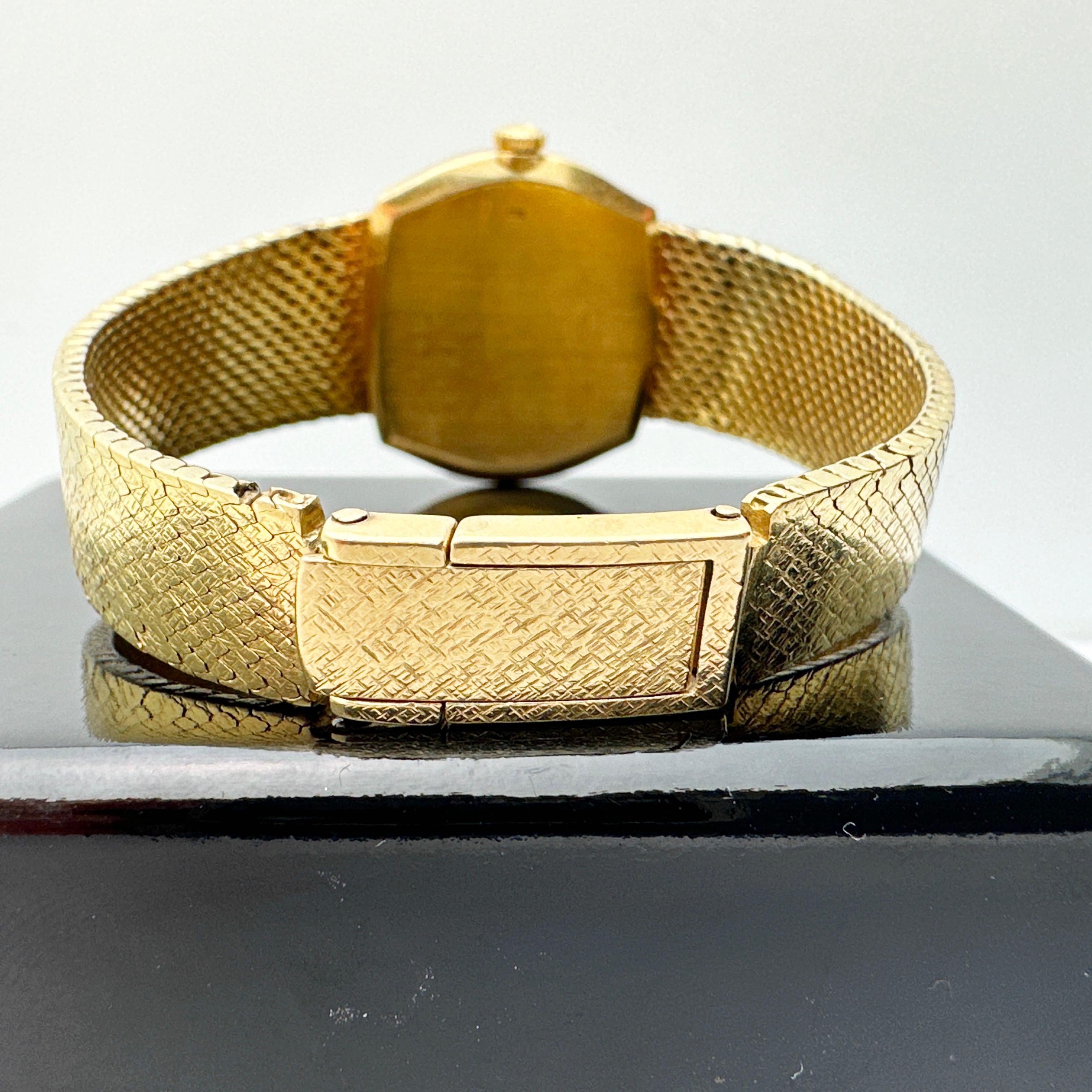 Montre-bracelet ROLEX Cellini pour femme en or jaune 18 carats en vente 5