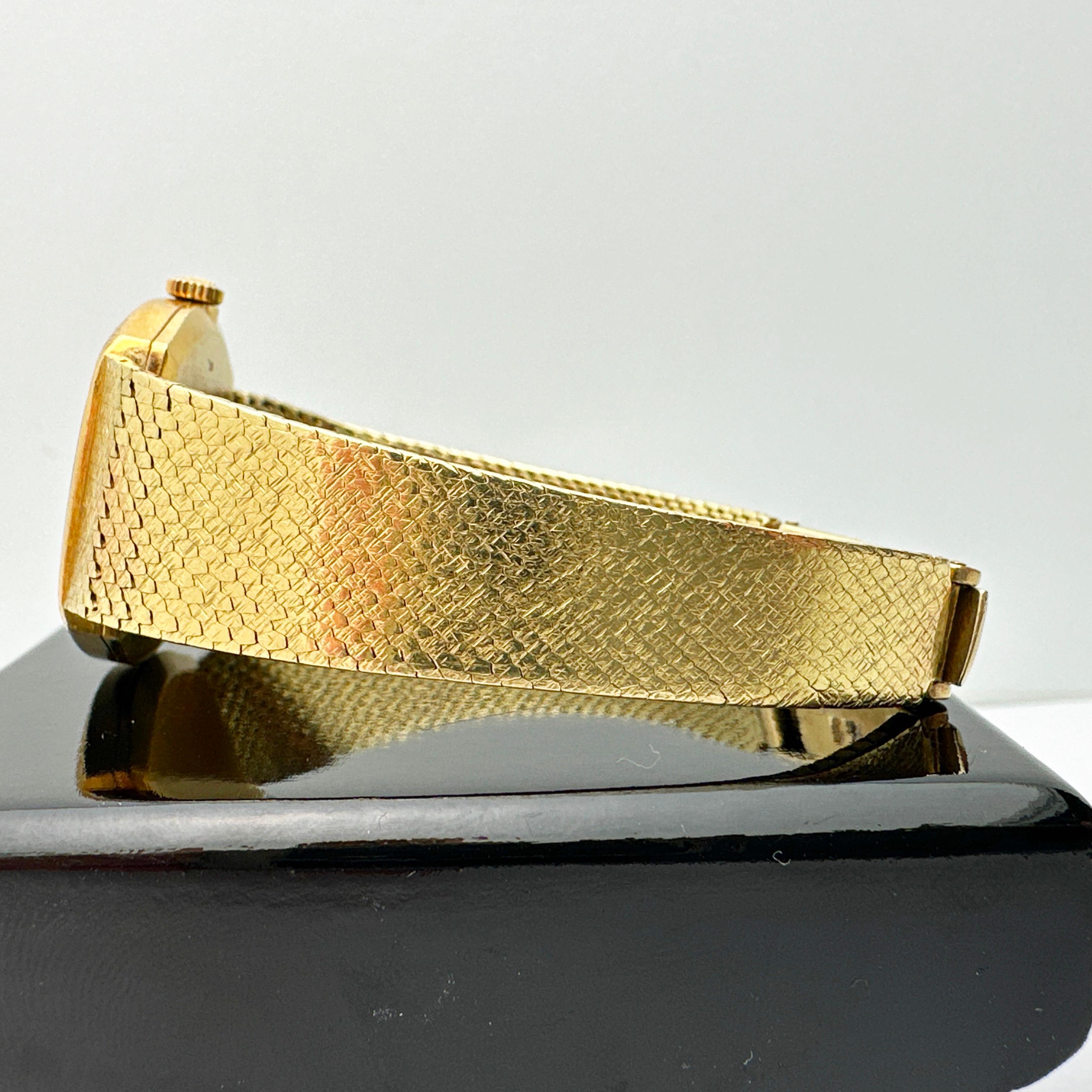 Montre-bracelet ROLEX Cellini pour femme en or jaune 18 carats en vente 7