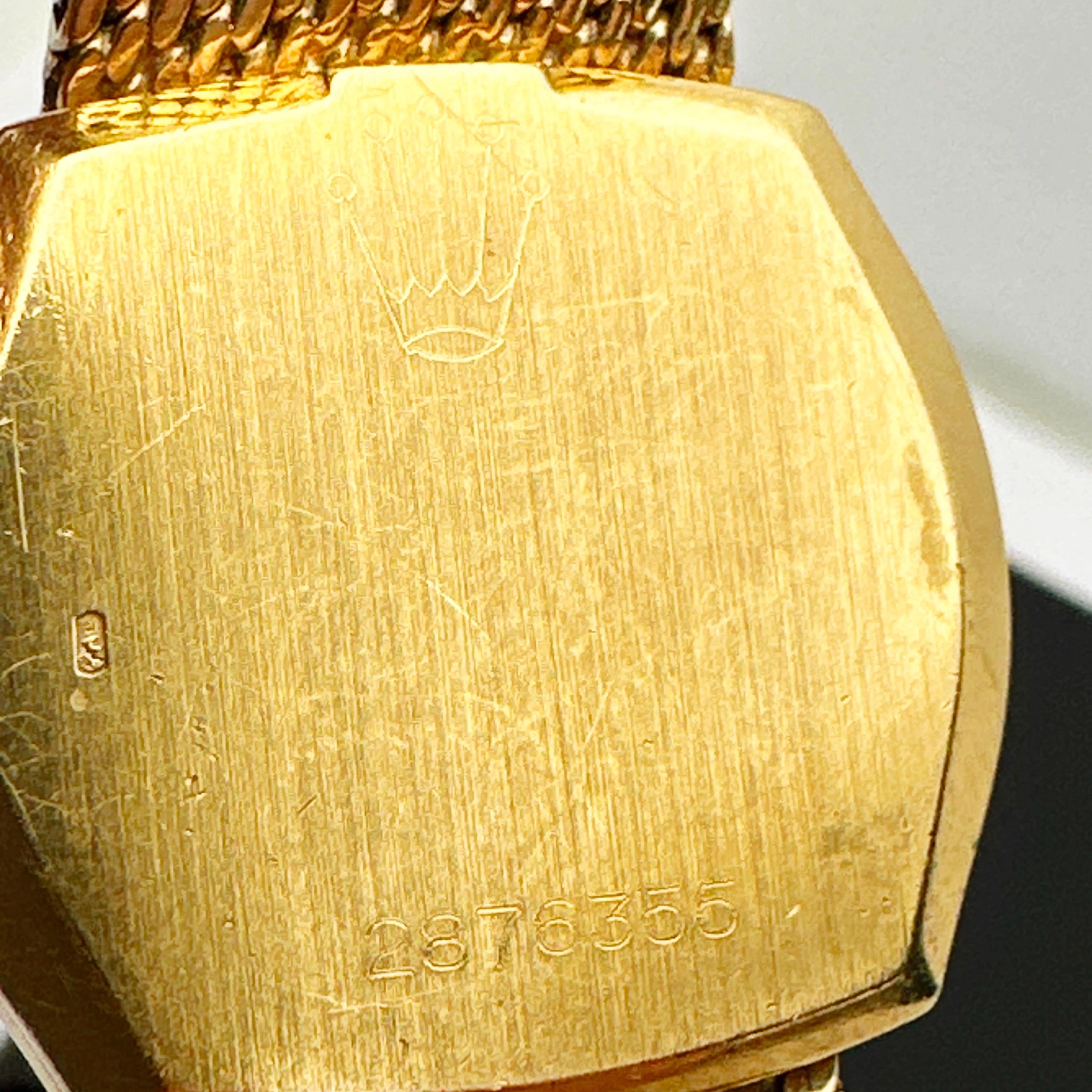 Women's 18k Yellow Gold Ladies ROLEX Cellini Wristwatch For Sale