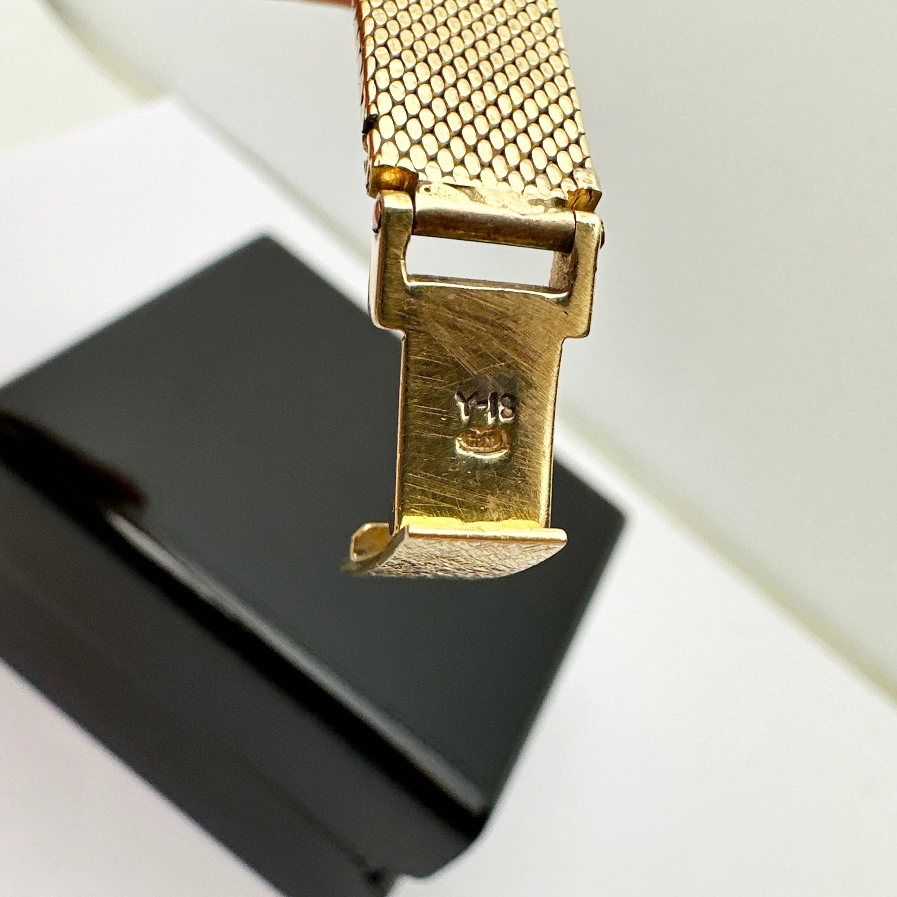 Montre-bracelet ROLEX Cellini pour femme en or jaune 18 carats en vente 4
