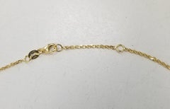 18k yellow Gold Large 2 Sided "4 Clover" Pave' Diamond pendant
