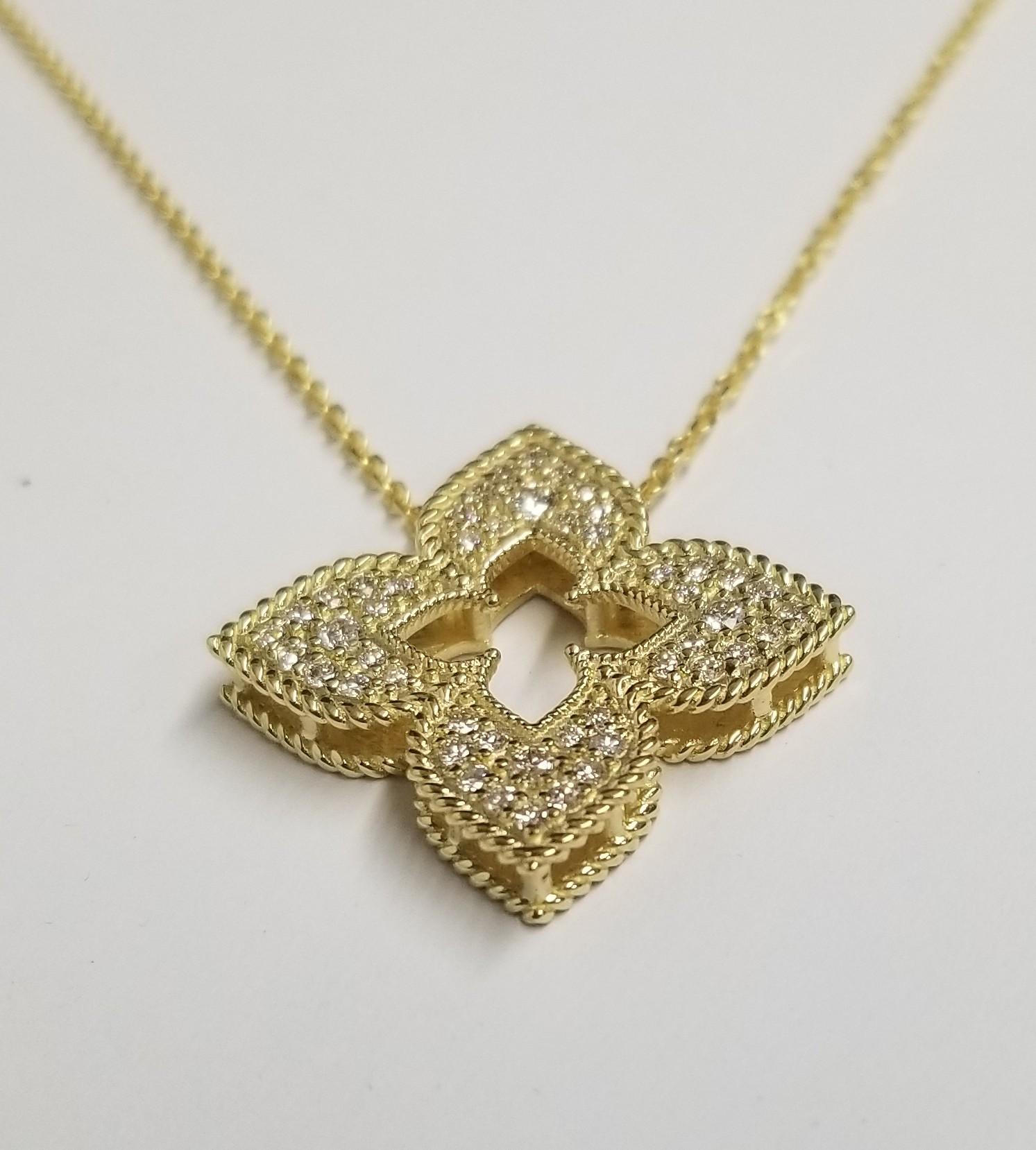Contemporary 18k yellow Gold Large 