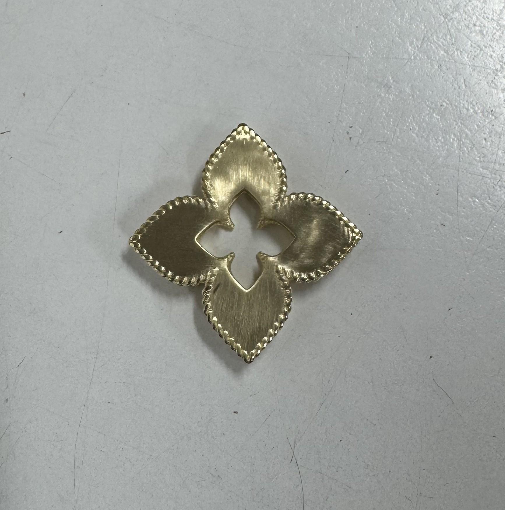 Women's or Men's 18k yellow Gold Large 