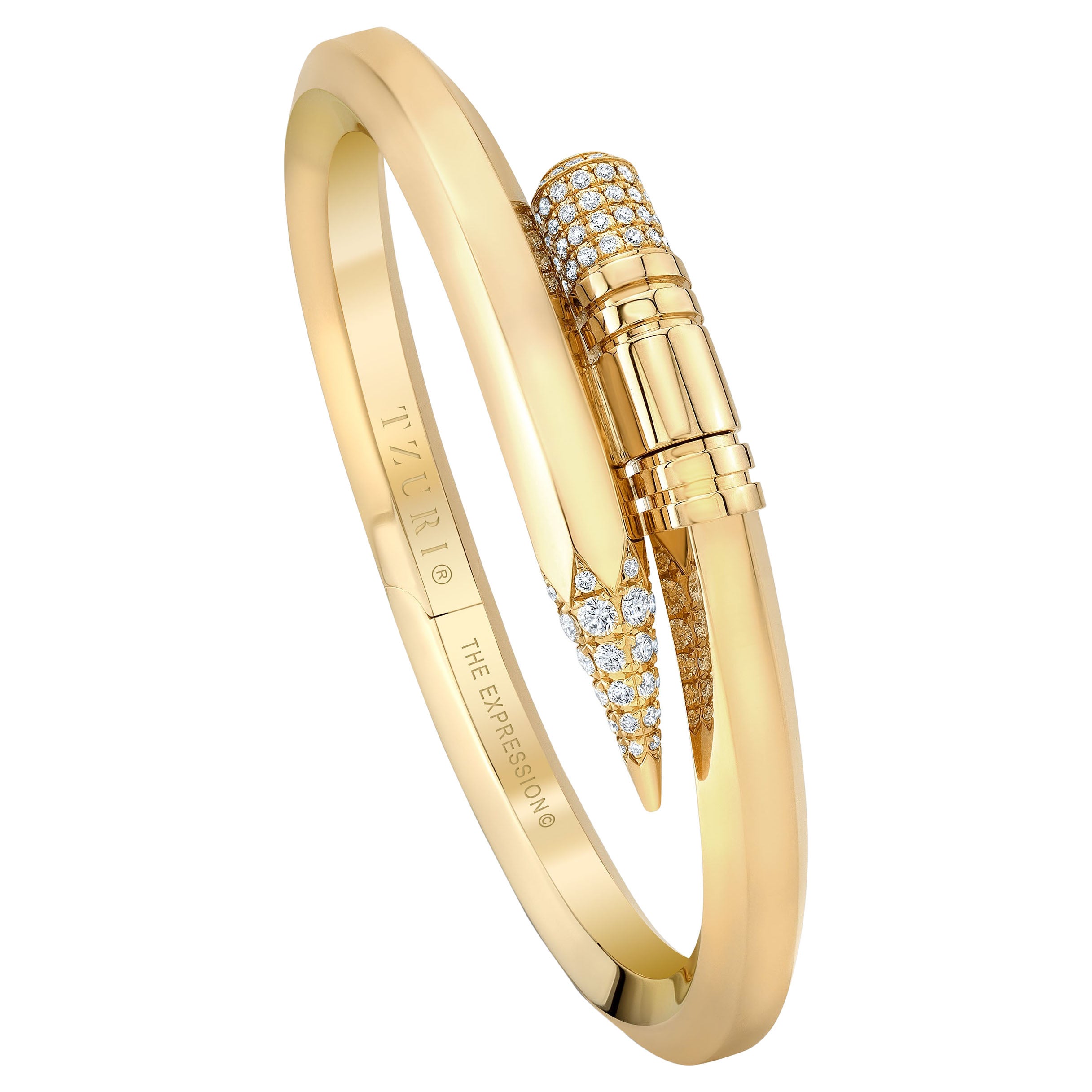 18 Karat Gelbgold Großes Expression-Armband im Angebot