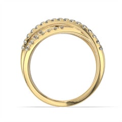 18 Karat Yellow Gold Laval Fashion Diamond Ring '1.00 Carat'
