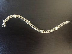18 Karat Yellow Gold Link Bracelet