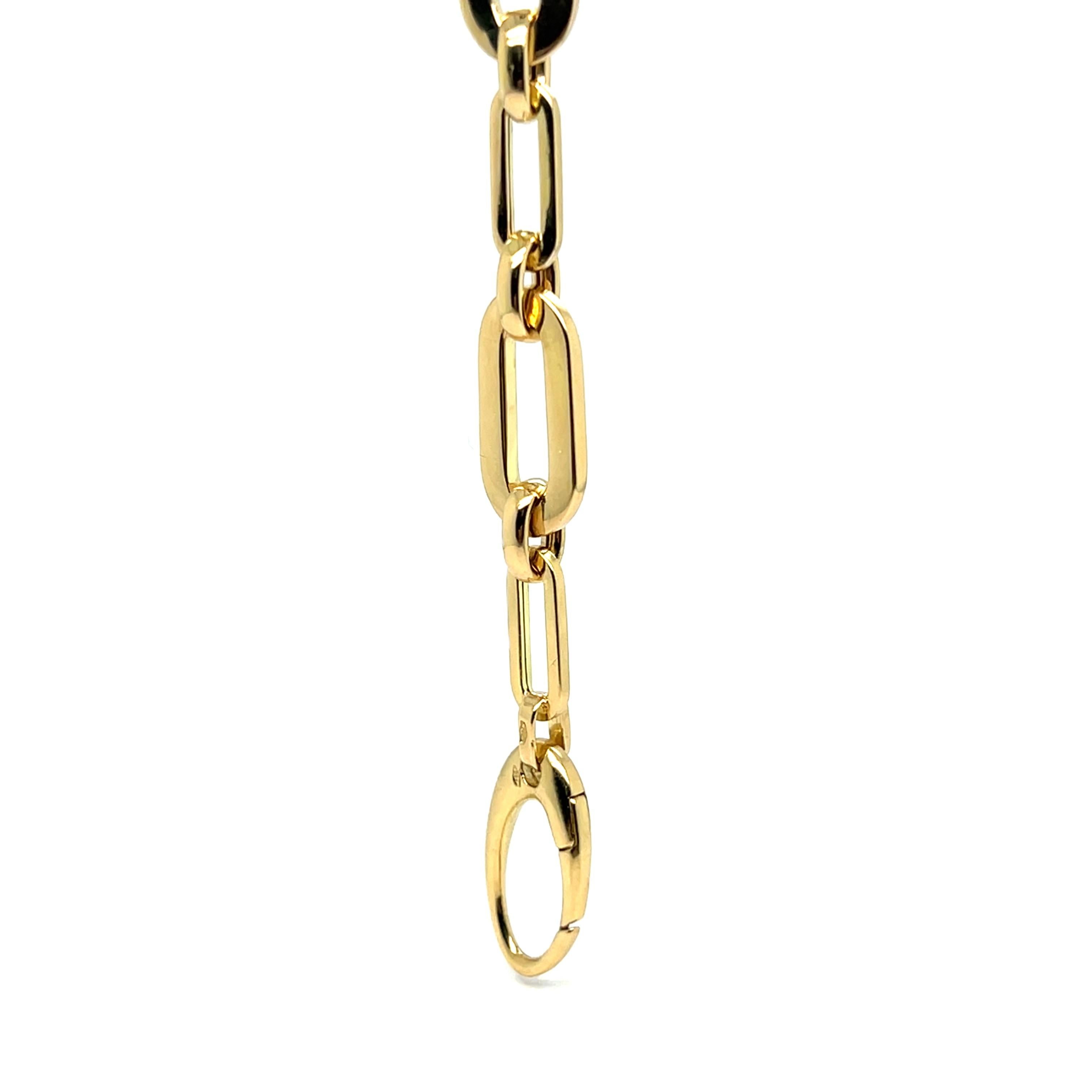 Pulsera de eslabones de oro amarillo de 18 quilates en Nuevo estado para la venta en Vannes, FR