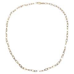 18K Yellow Gold Link Necklace #22815