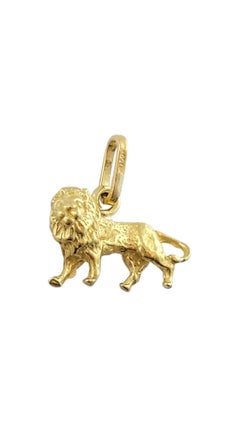 18K Yellow Gold Lion Charm #16224