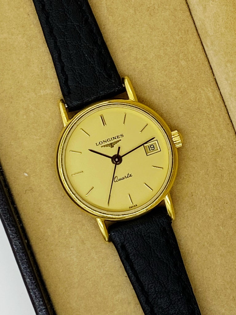 Damenuhr Gold 750 Longines Uhr Gold Alt 18 Karat Gelbgold Longines