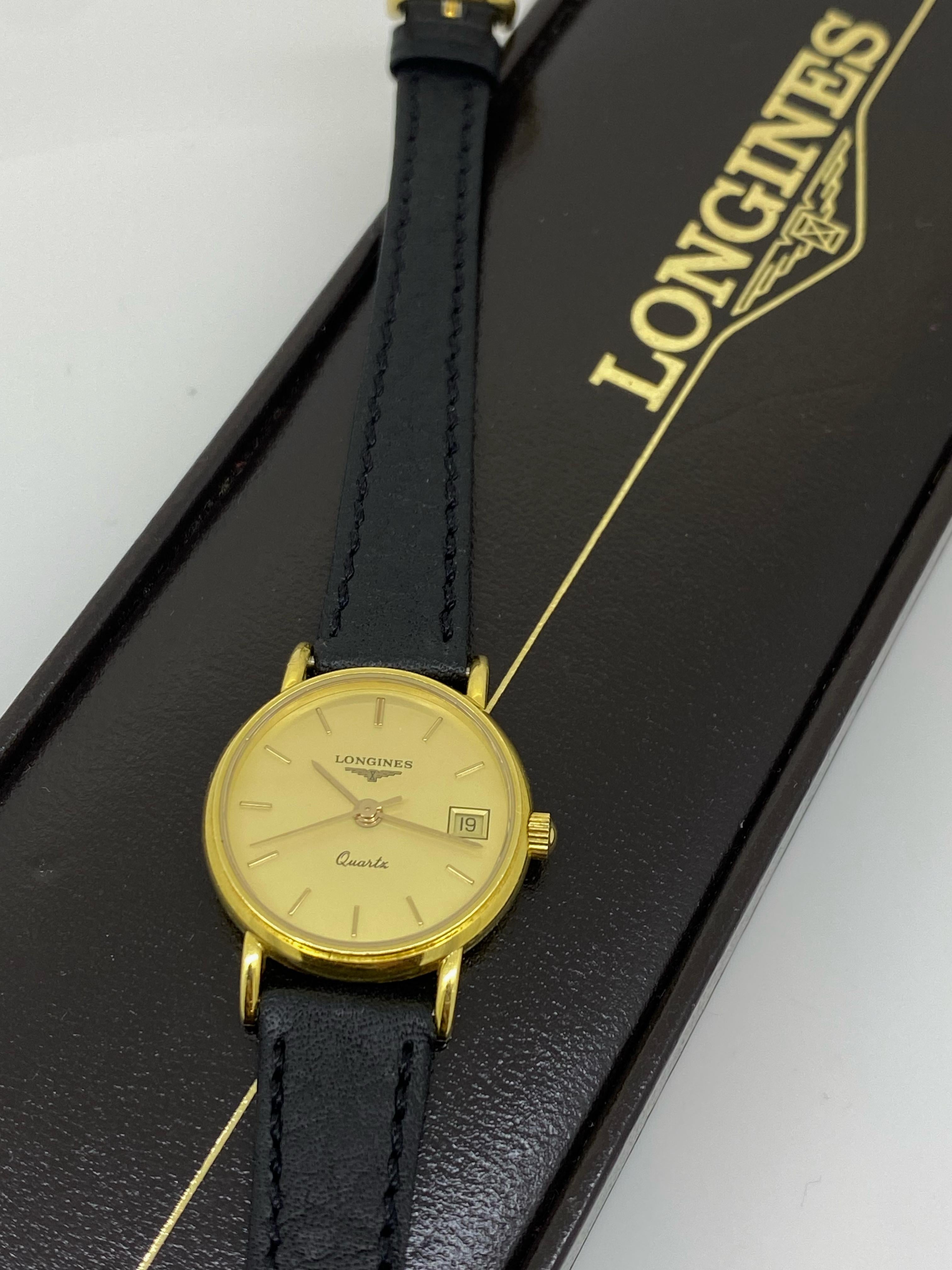 reloj longines de oro 18k