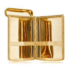 18k Yellow Gold M. Buccellati Cigarette Case with Florentine Finish