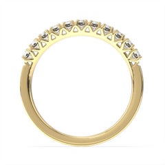 18K Yellow Gold Mae Crown Diamond Ring '1/2 Ct. Tw'