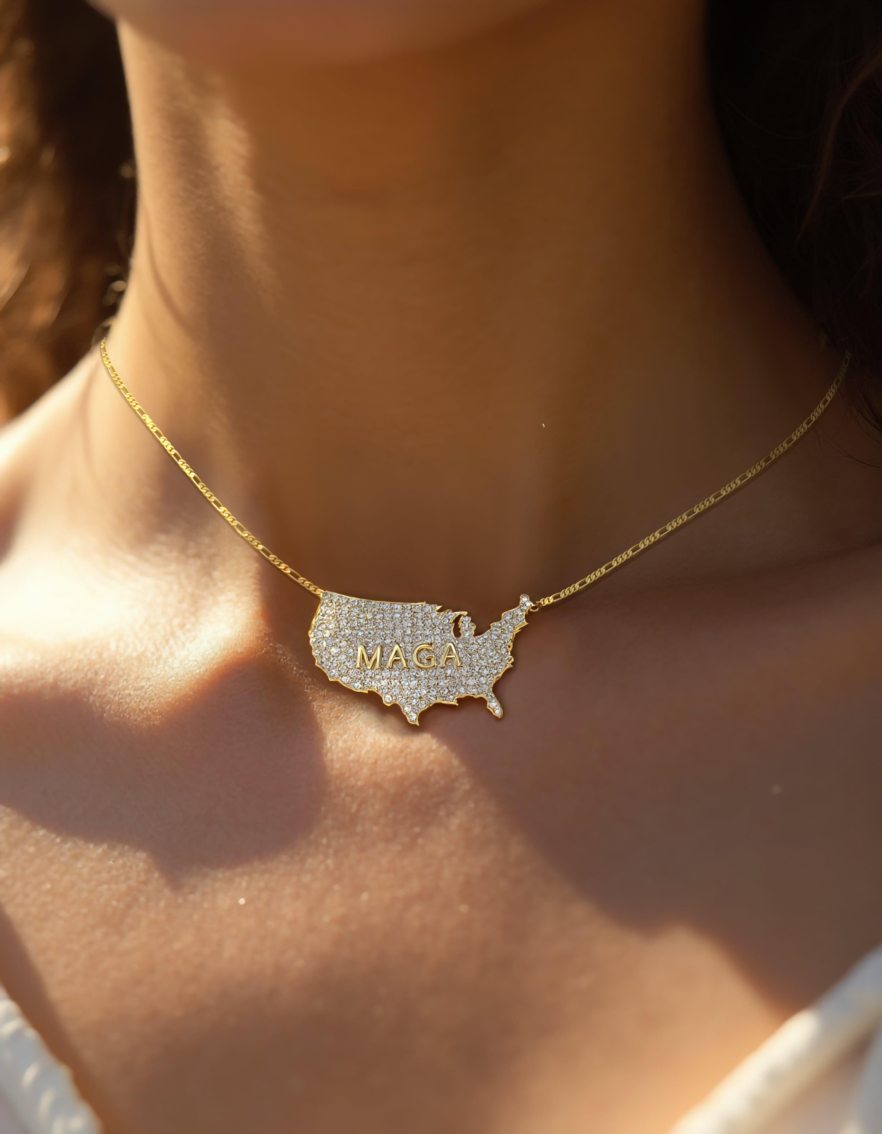Elevate your elegance with The Maga Statement, a bold and dazzling masterpiece designed to captivate. Crafted from 14K yellow gold with a substantial metal weight of 9 grams, this piece is adorned with 147 natural diamonds, delivering an exquisite