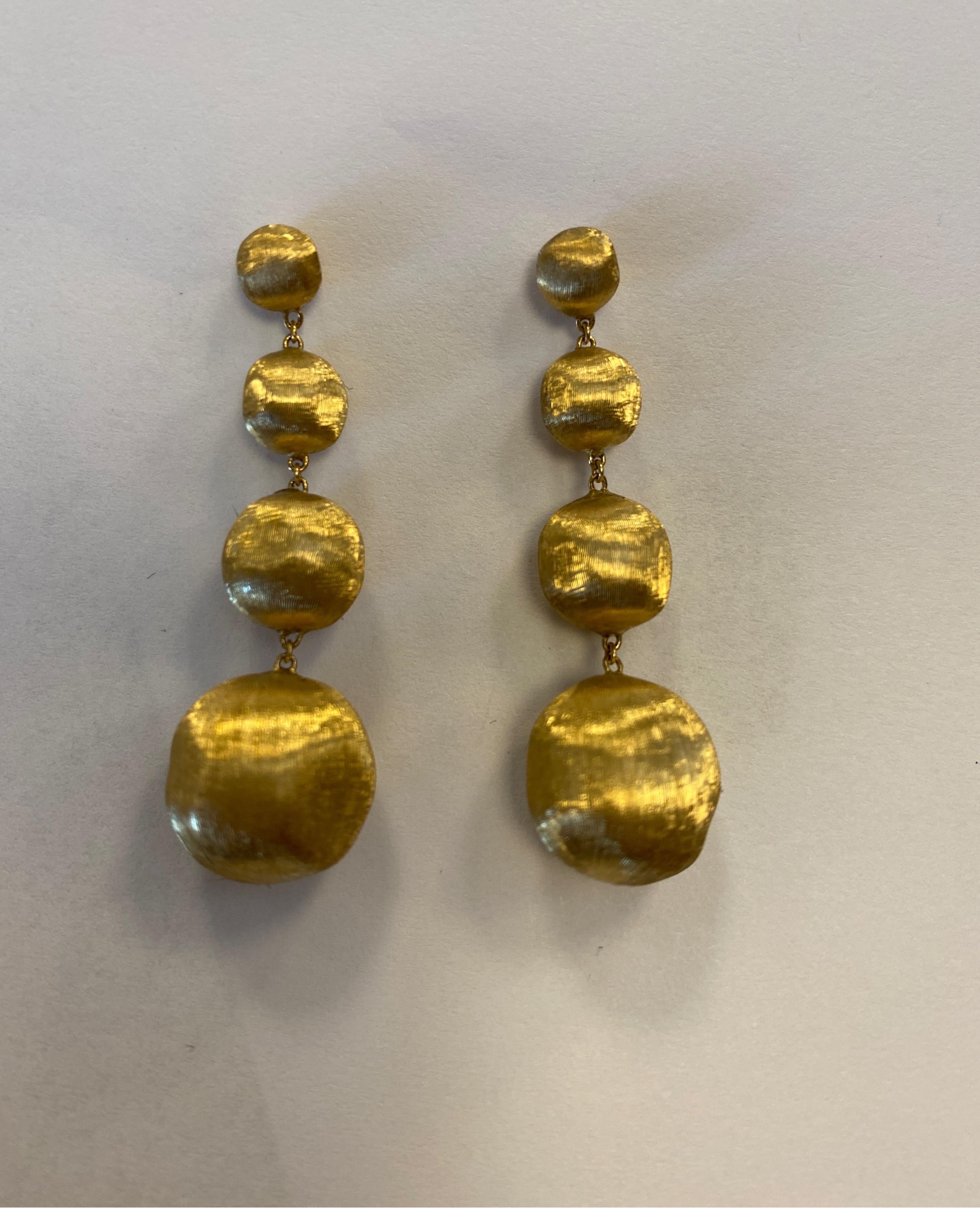 18K yellow gold Marco Bicego drop earrings from the Africa collection
Retail $2370
