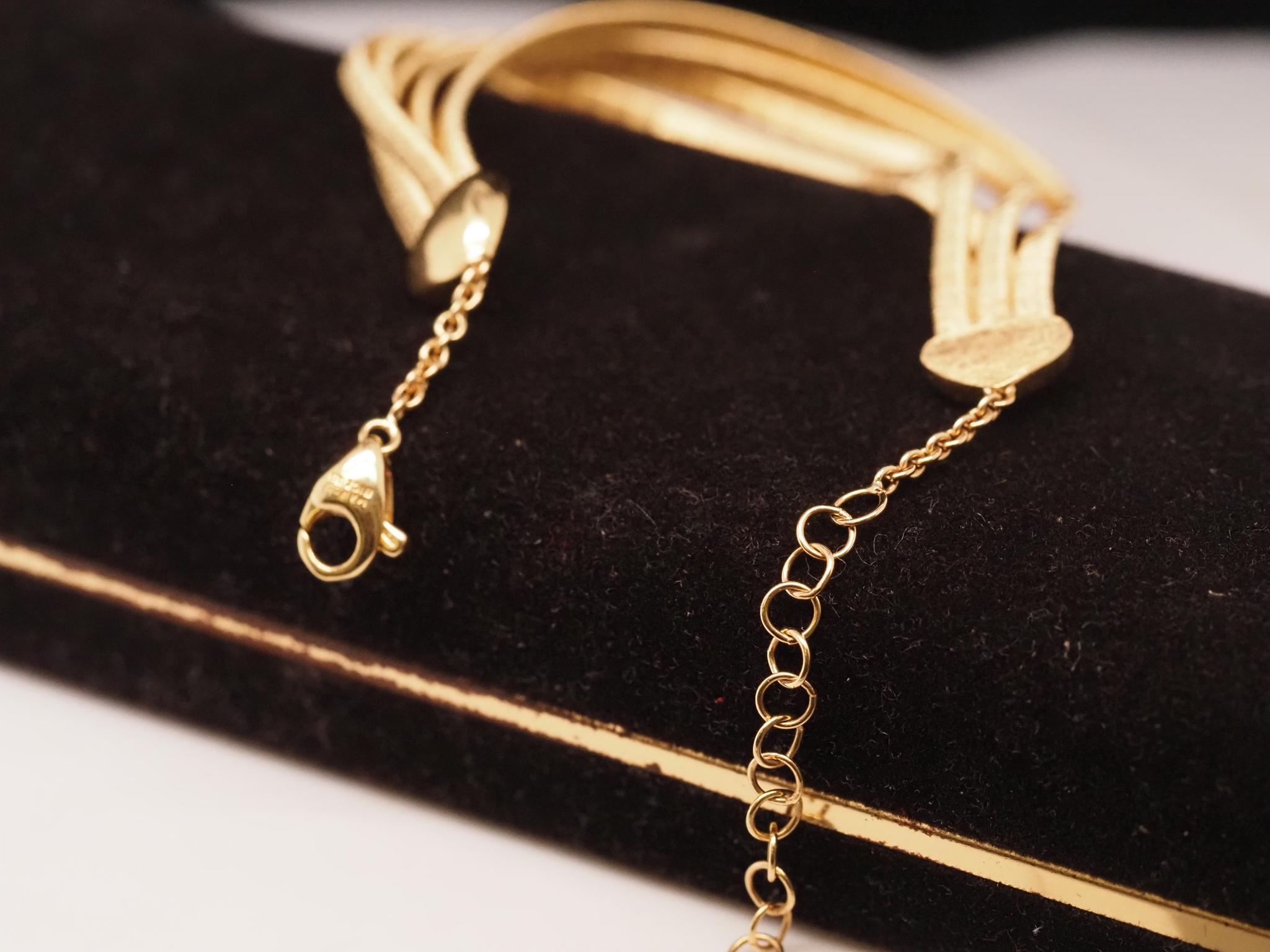 Marco Bicego Bracelet en or jaune 18 carats en vente 4
