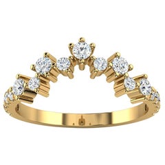 Anello con diamante Margol in oro giallo 18 carati "2/5 Ct. tw