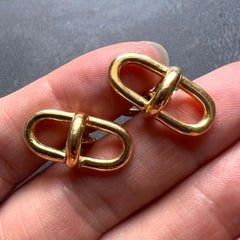 18K Yellow Gold Marine Chain Link Cufflinks