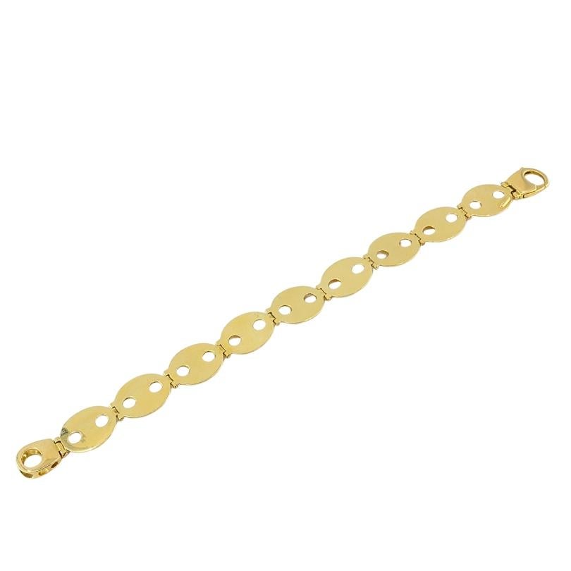 Bracciale A Link in oro giallo 18 ct. in vendita 1