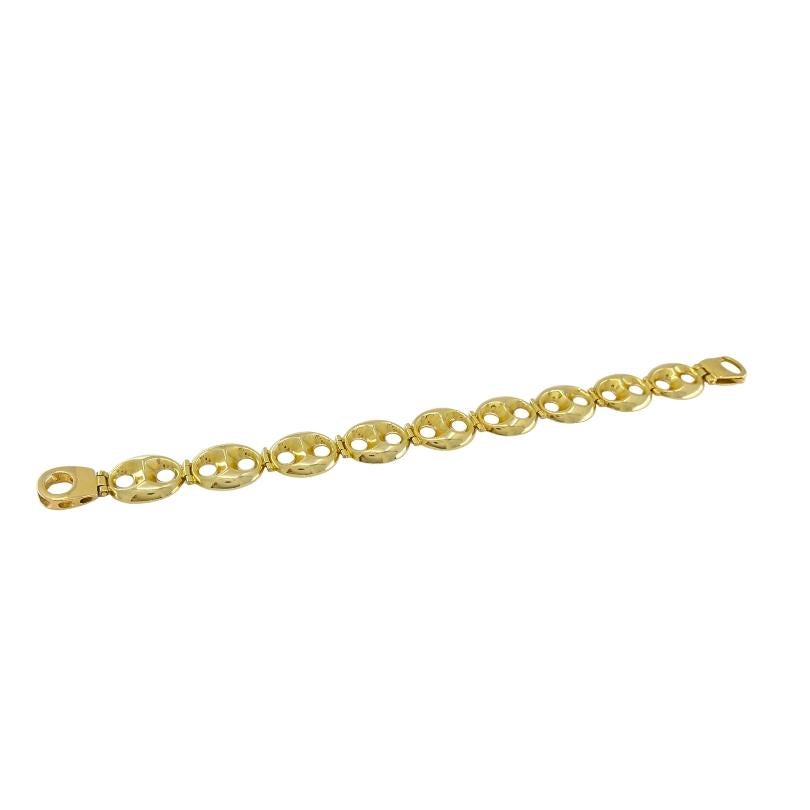 Bracciale A Link in oro giallo 18 ct. in vendita 3