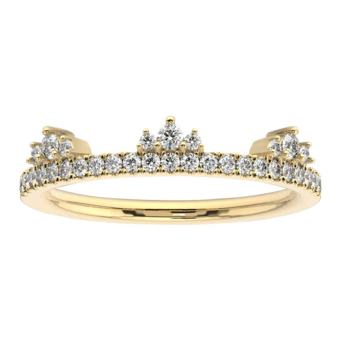 18K Yellow Gold Meghan Diamond Ring '1/4 Ct. Tw'