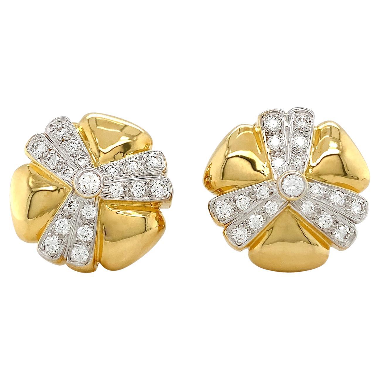Boucles d
oreilles diamant Mercedes