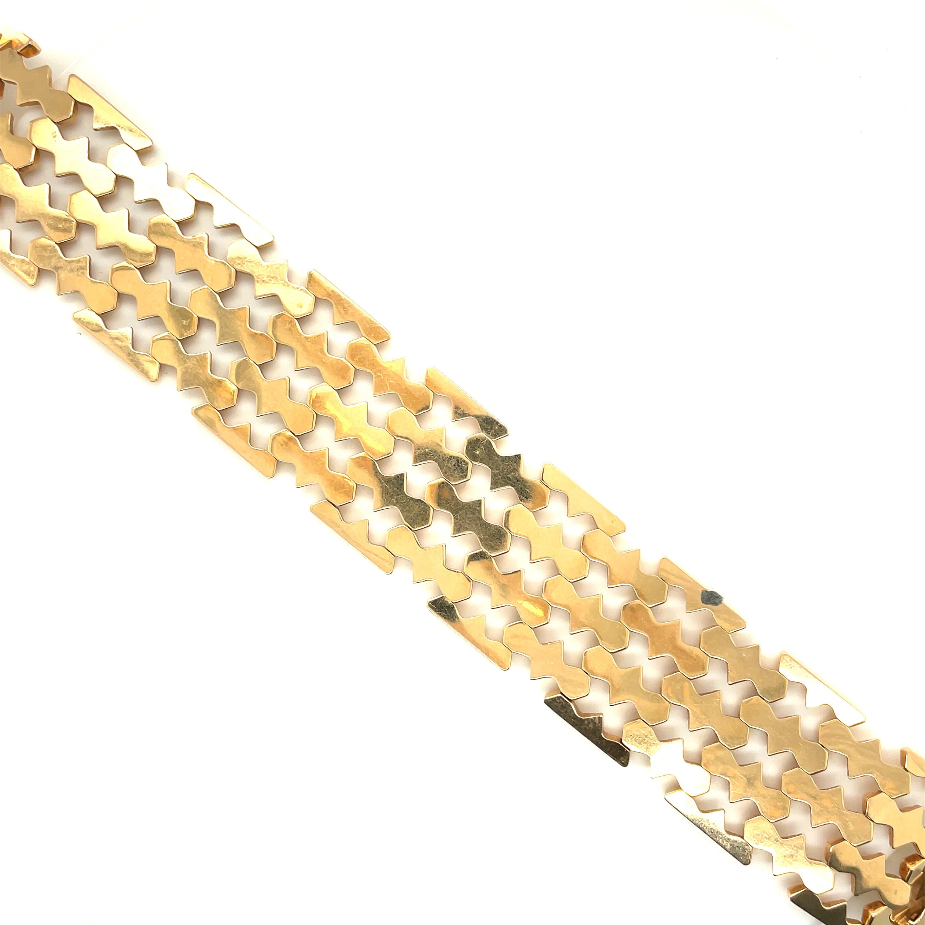 18k yellow gold bracelet