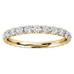 Anillo de oro amarillo de 18 quilates Mia French Pave Diamond Eternity Ring '3/4 Ct. Tw'