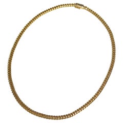 Miami Cuban Kette, Halskette, 18 Karat Gelbgold