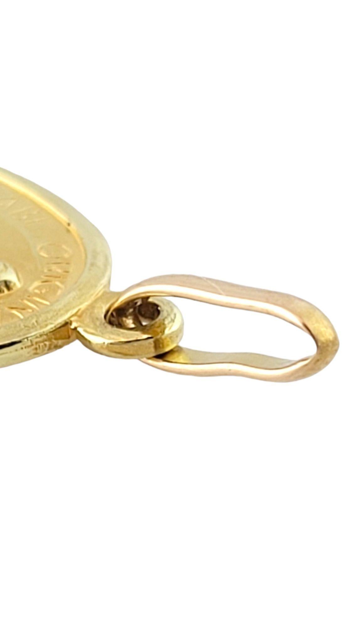 18 Karat Gelbgold Miraculous Medaillon-Anhänger #15055 1
