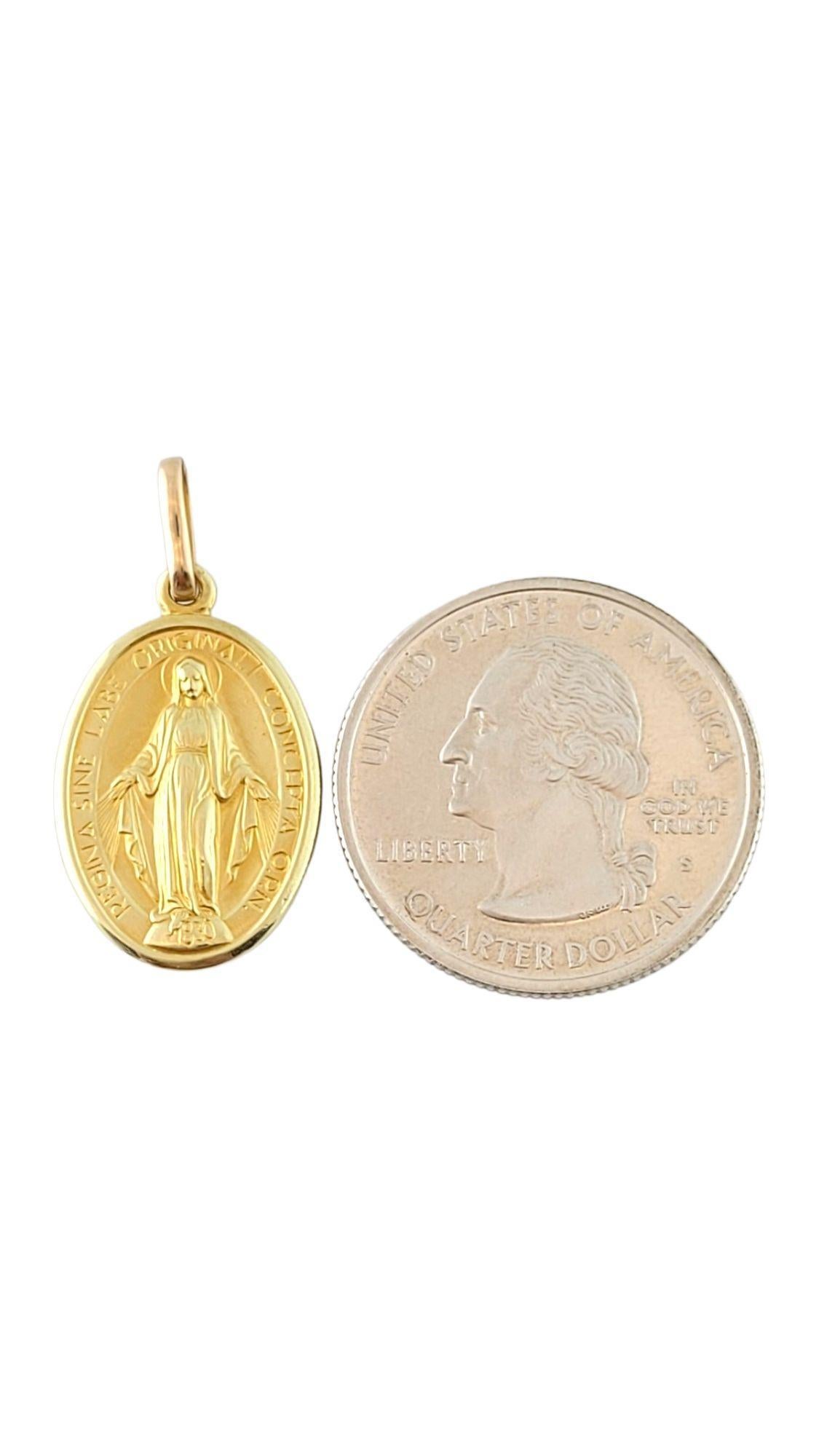 18 Karat Gelbgold Miraculous Medaillon-Anhänger #15055 2