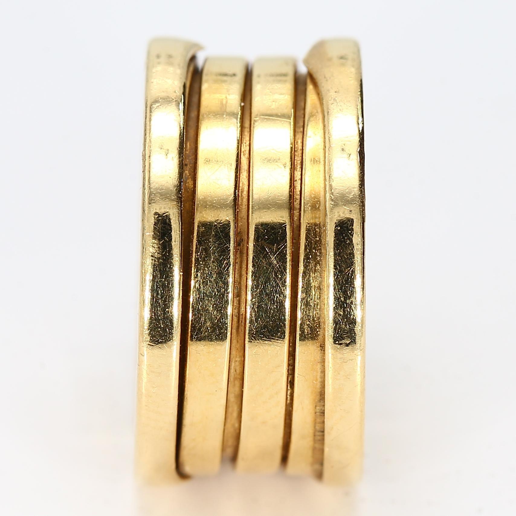 da uomo o donna 18k Yellow Gold Movable 