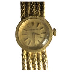 18 Karat Gelbgold Movado Juwel Damenuhr