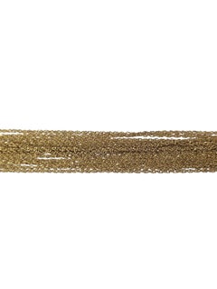 18K Yellow Gold Multi-Strand Draped Chain Necklace 19" #25067