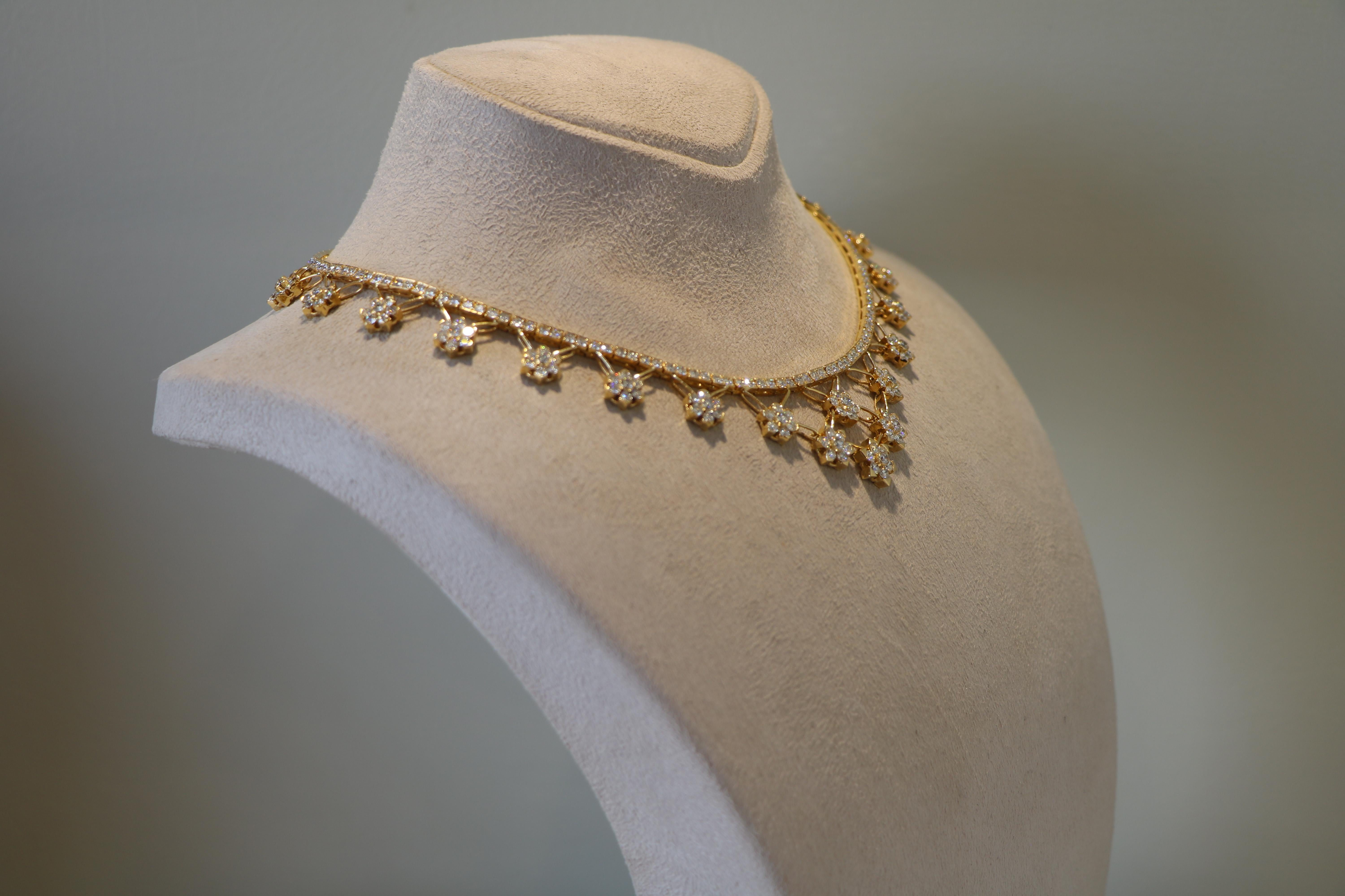 Collana in oro giallo 18K in vendita 5