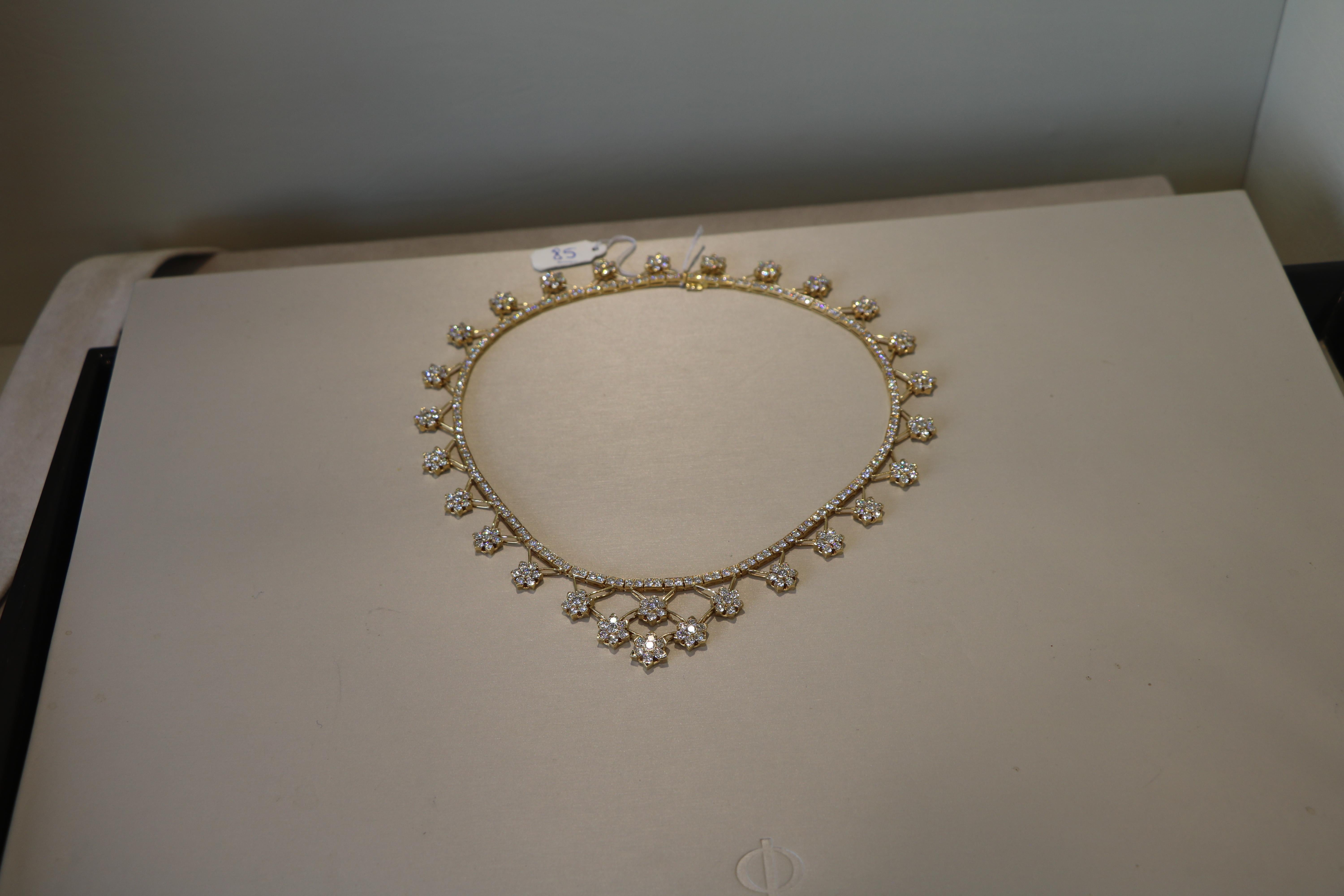 Collana in oro giallo 18K in vendita 10