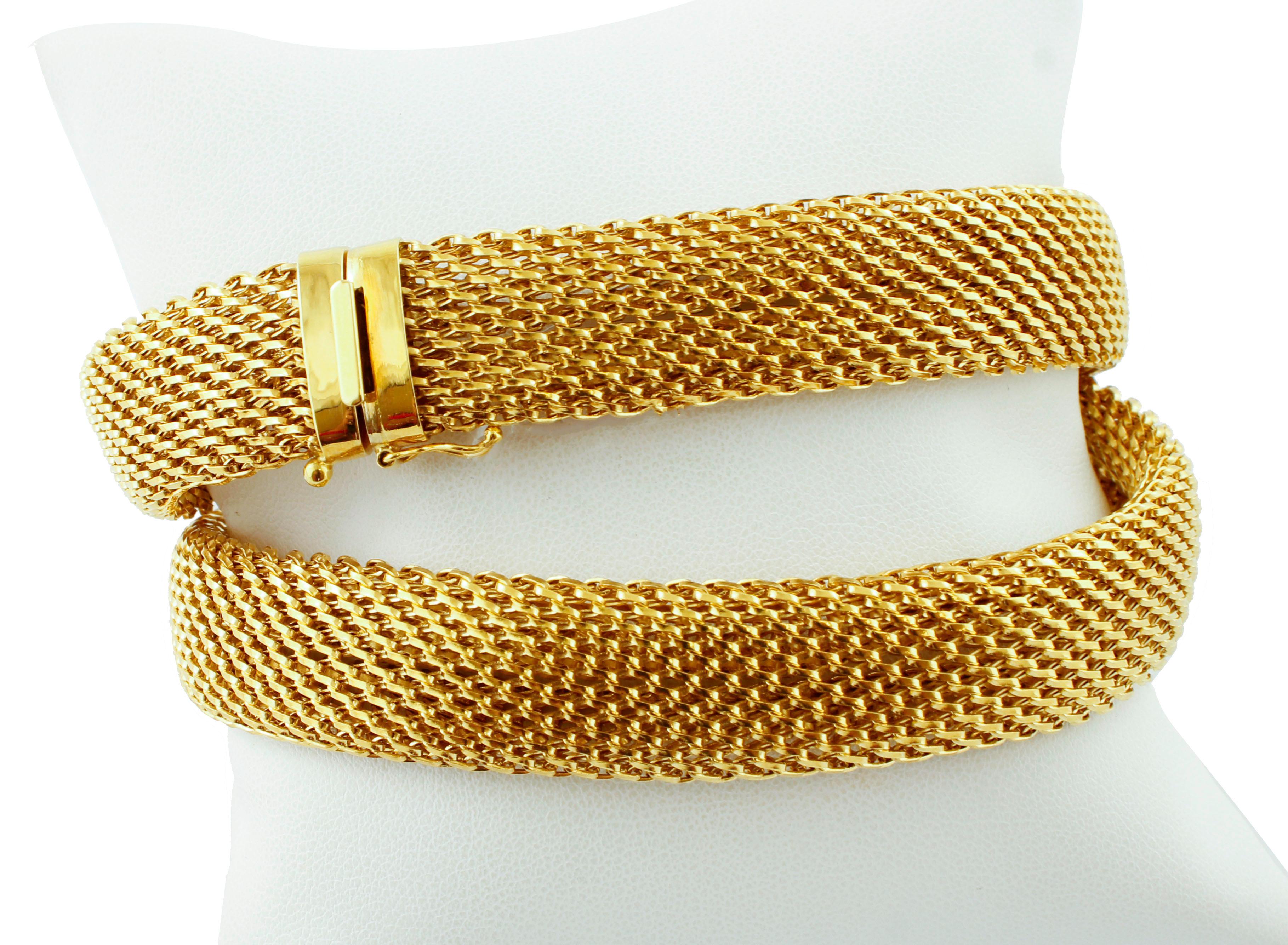 Halskette aus 18 Karat Gelbgold im Zustand „Hervorragend“ im Angebot in Marcianise, Marcianise (CE)