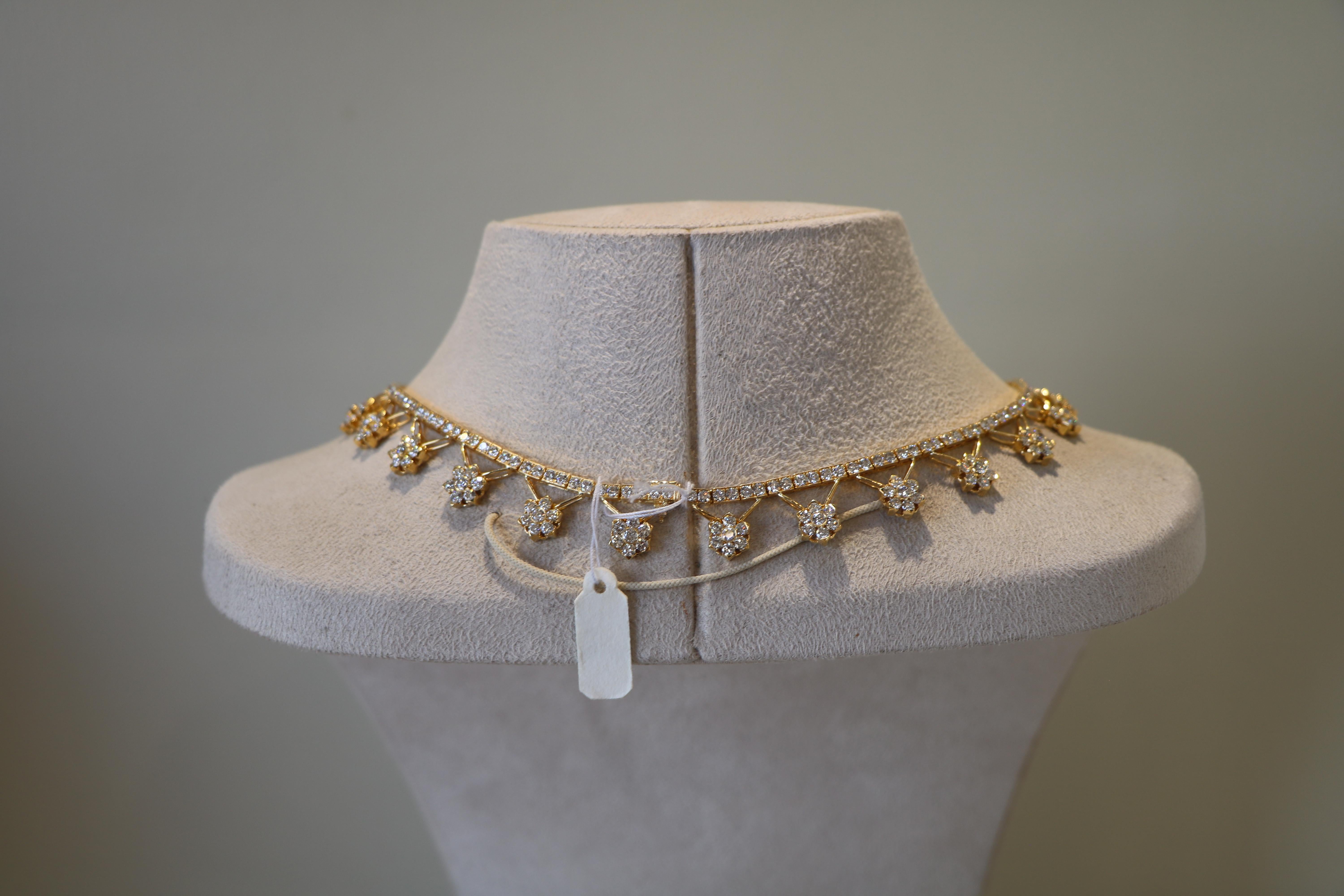Collana in oro giallo 18K in vendita 1
