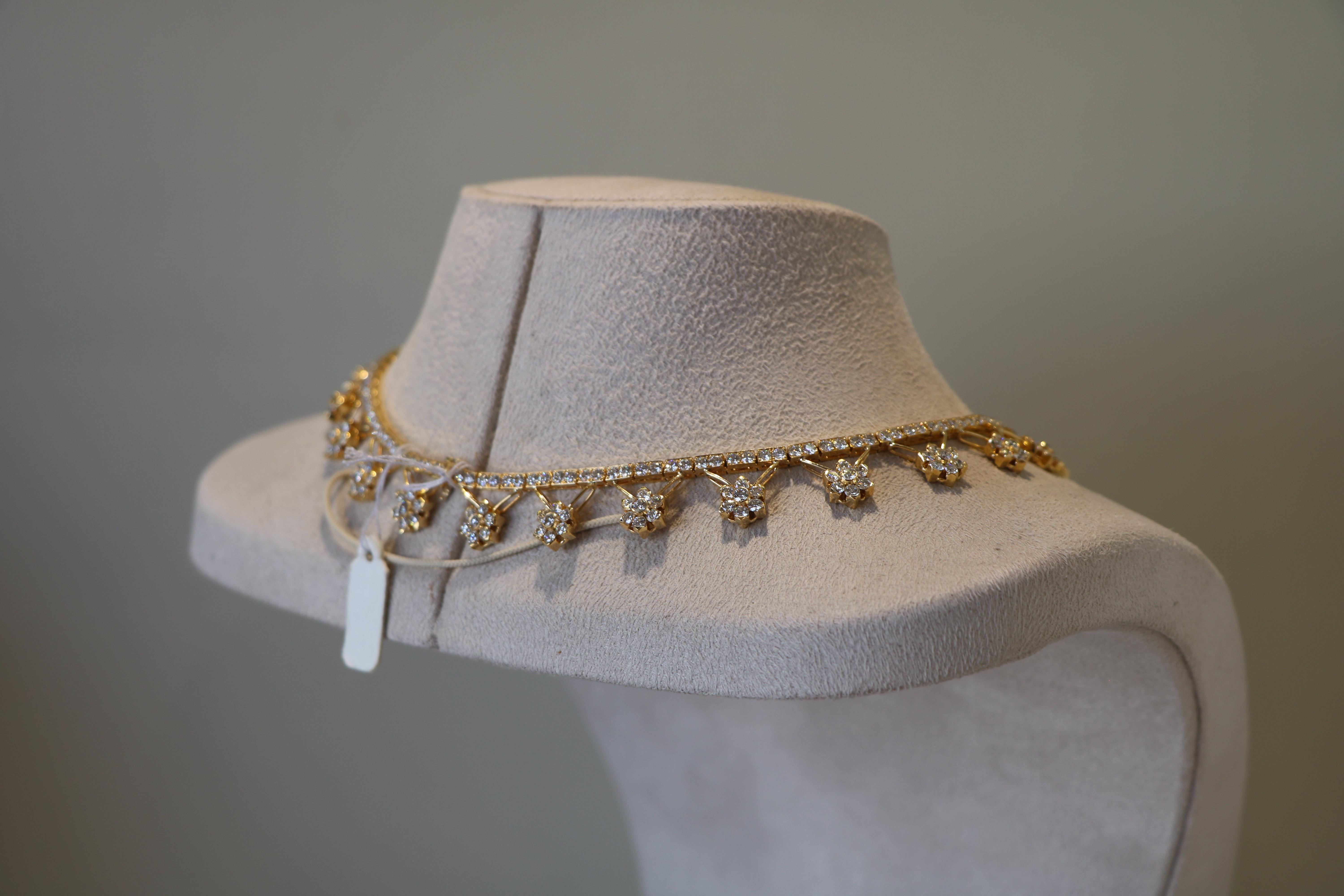 Collana in oro giallo 18K in vendita 2
