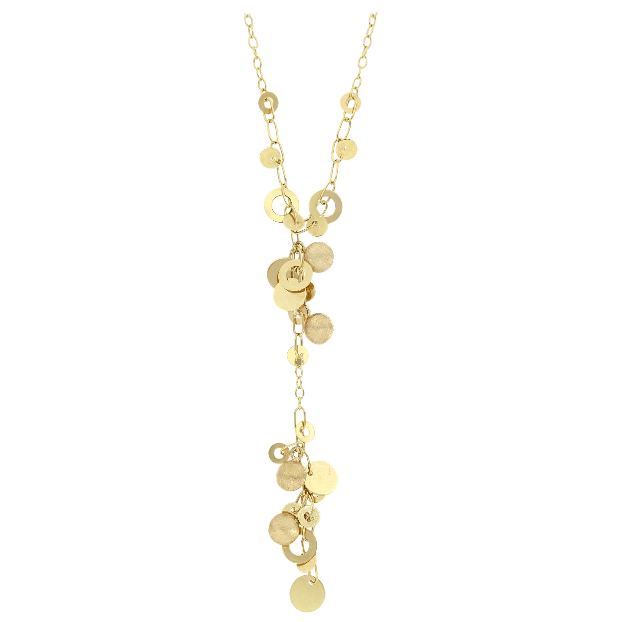 Collar de oro amarillo de 18 quilates
